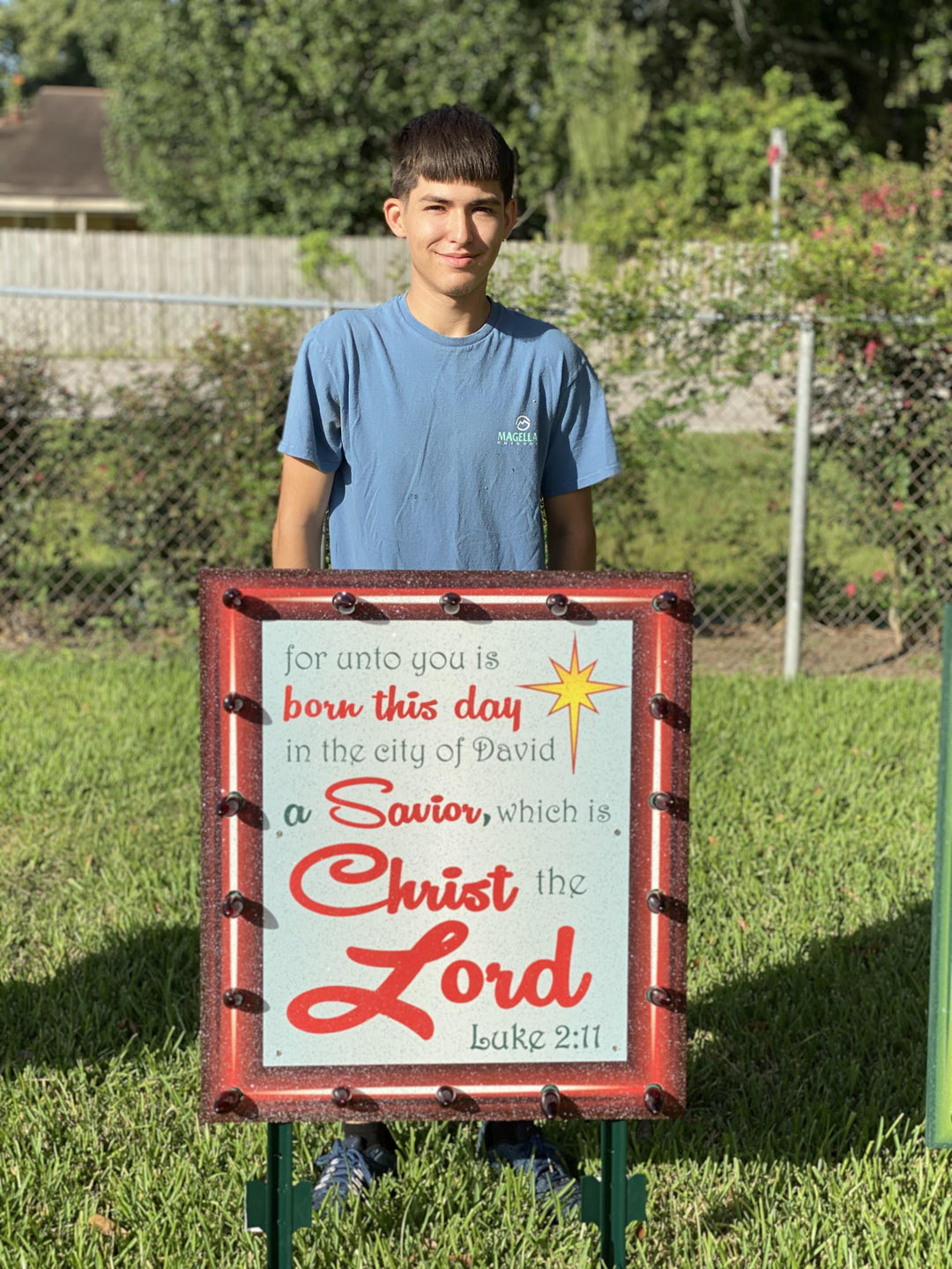 Wooden Christmas Sign