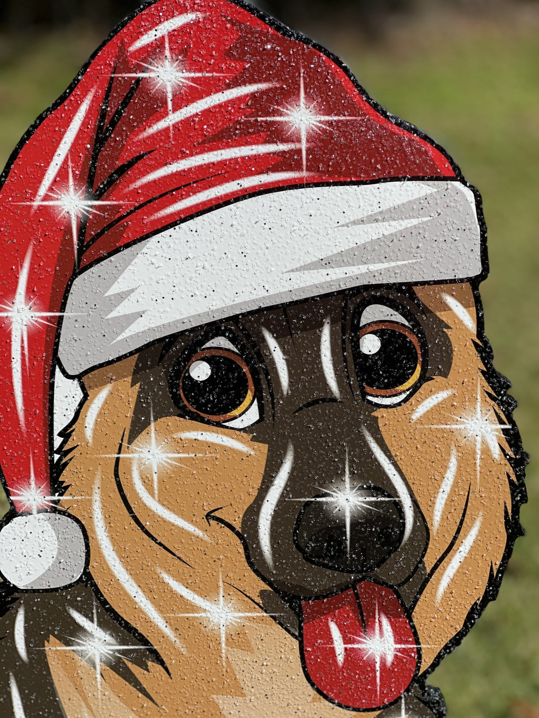 Christmas Dog Outdoor Decoration