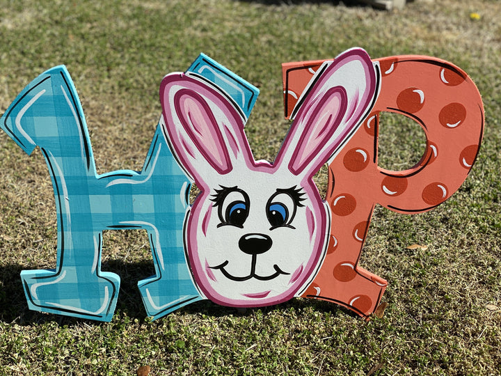 HOP Easter Yard Art
