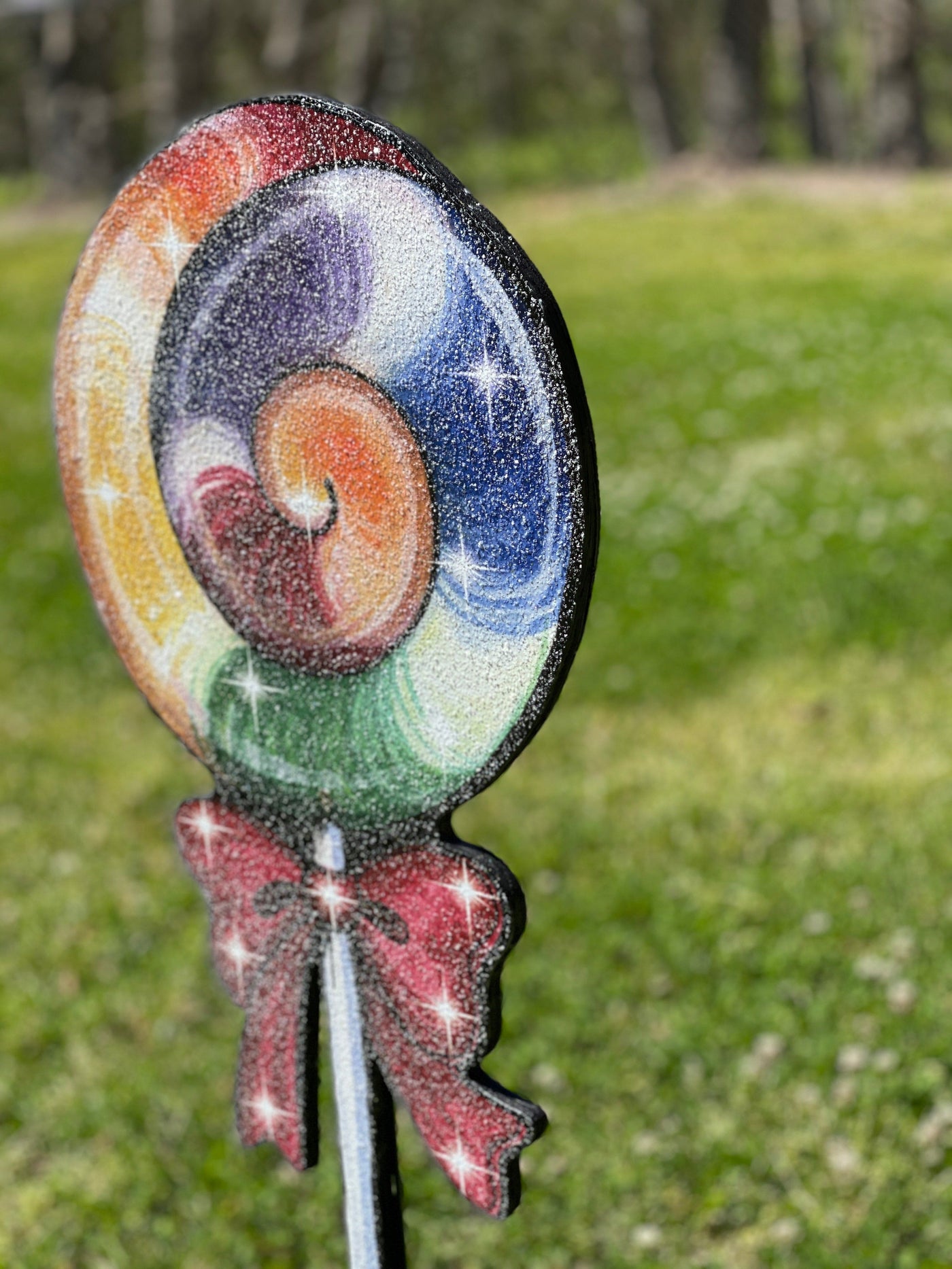 Gingerbread Lolly Pop Christmas Yard Decoration