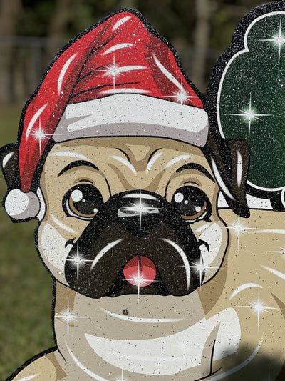 Christmas Dog Outdoor Decoration