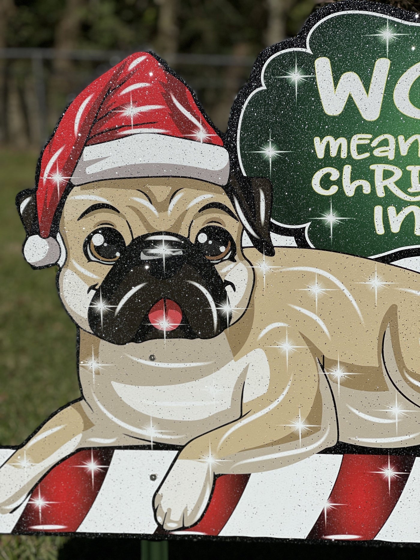 Christmas Dog Outdoor Decoration