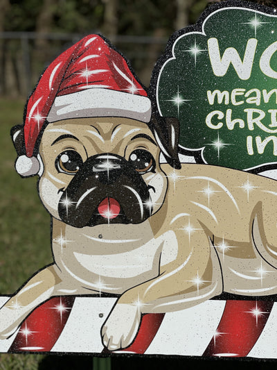 Christmas Dog Outdoor Decoration