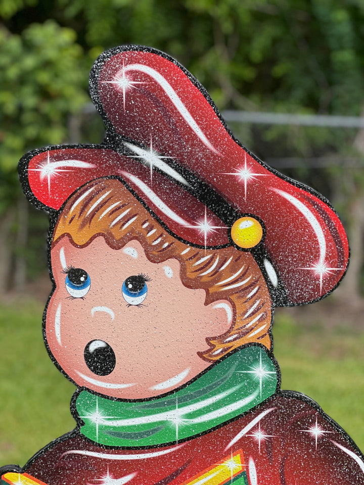 Christmas Carolers yard decor