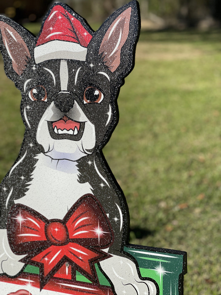 Christmas Dog Outdoor Decoration