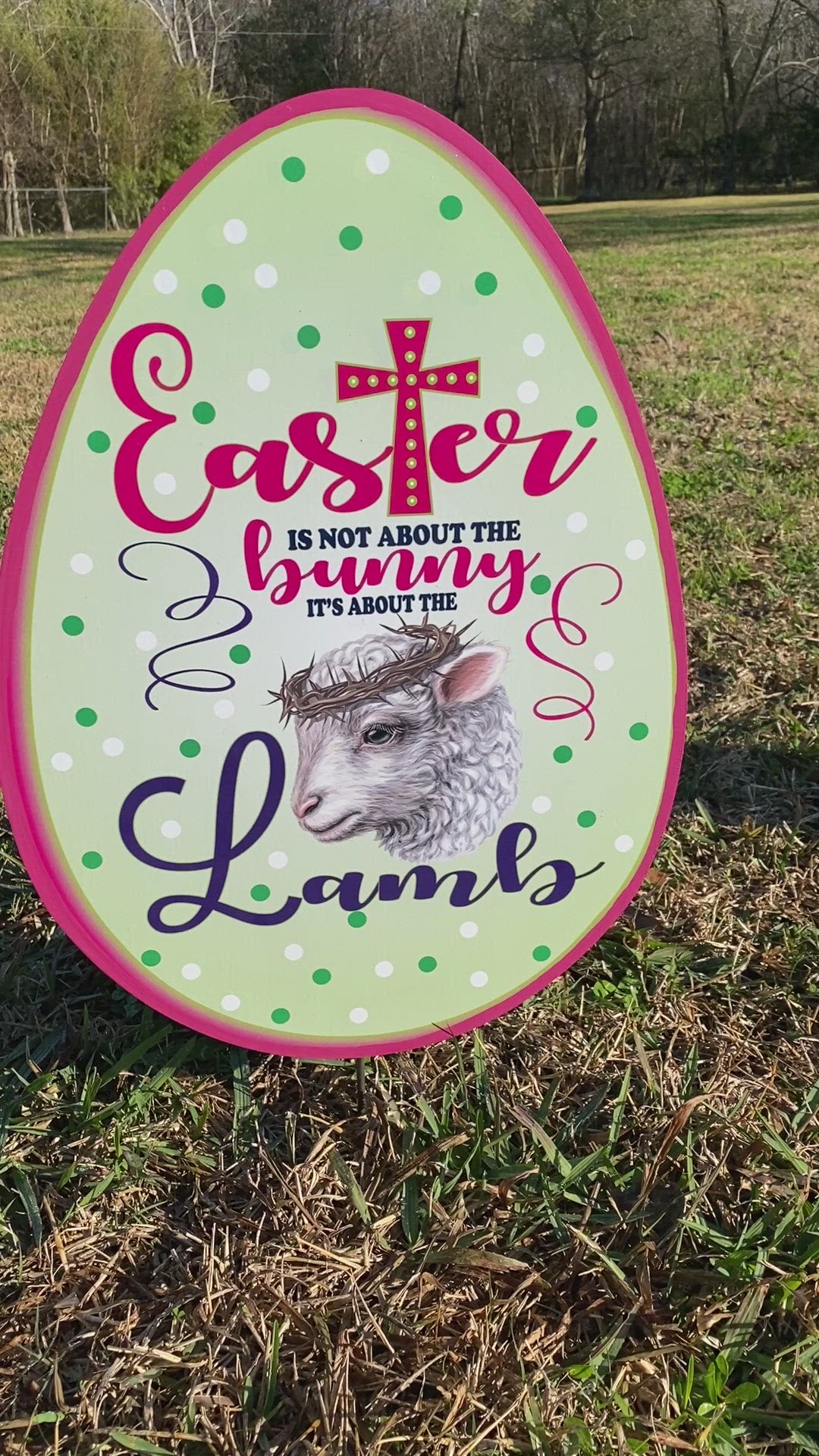 Easter Yard Art