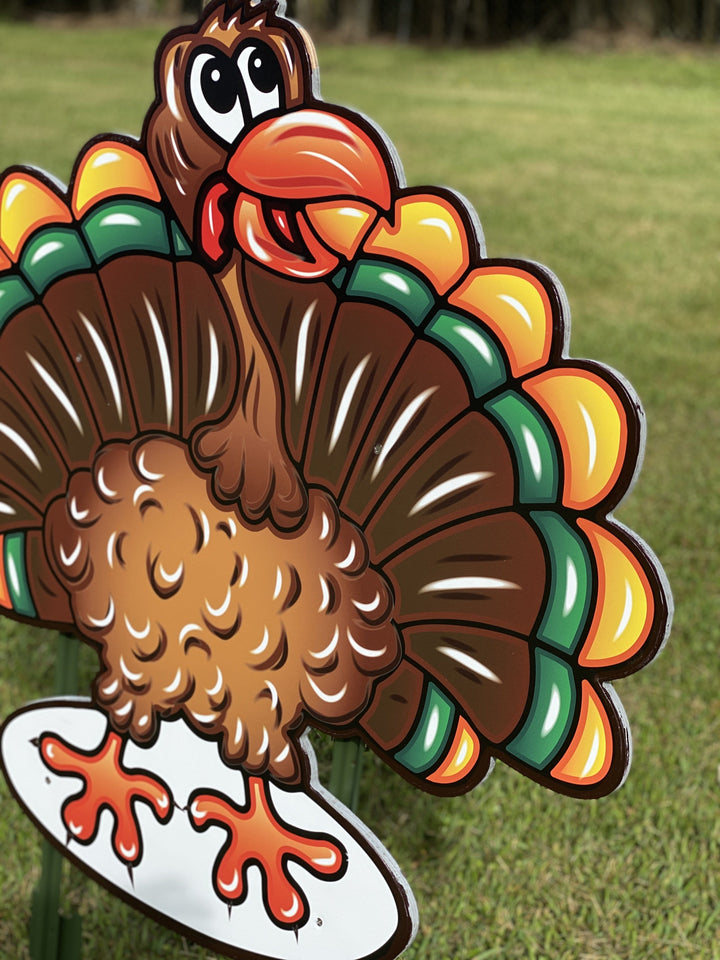 thanksgiving Turkey yard turkey