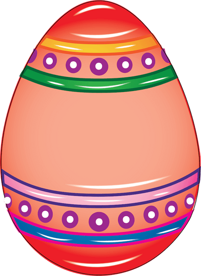 Easter Egg Yard Sign Outdoor Decoration