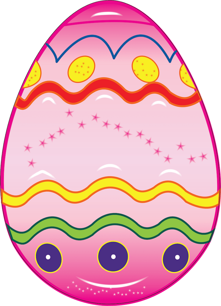 Easter Egg Yard Sign Outdoor Decoration