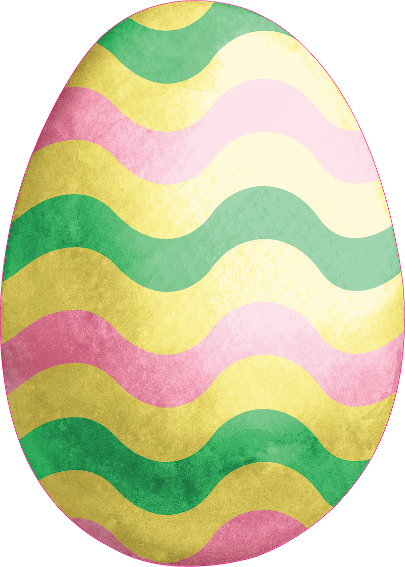Assorted Easter Eggs Outdoor Decoration