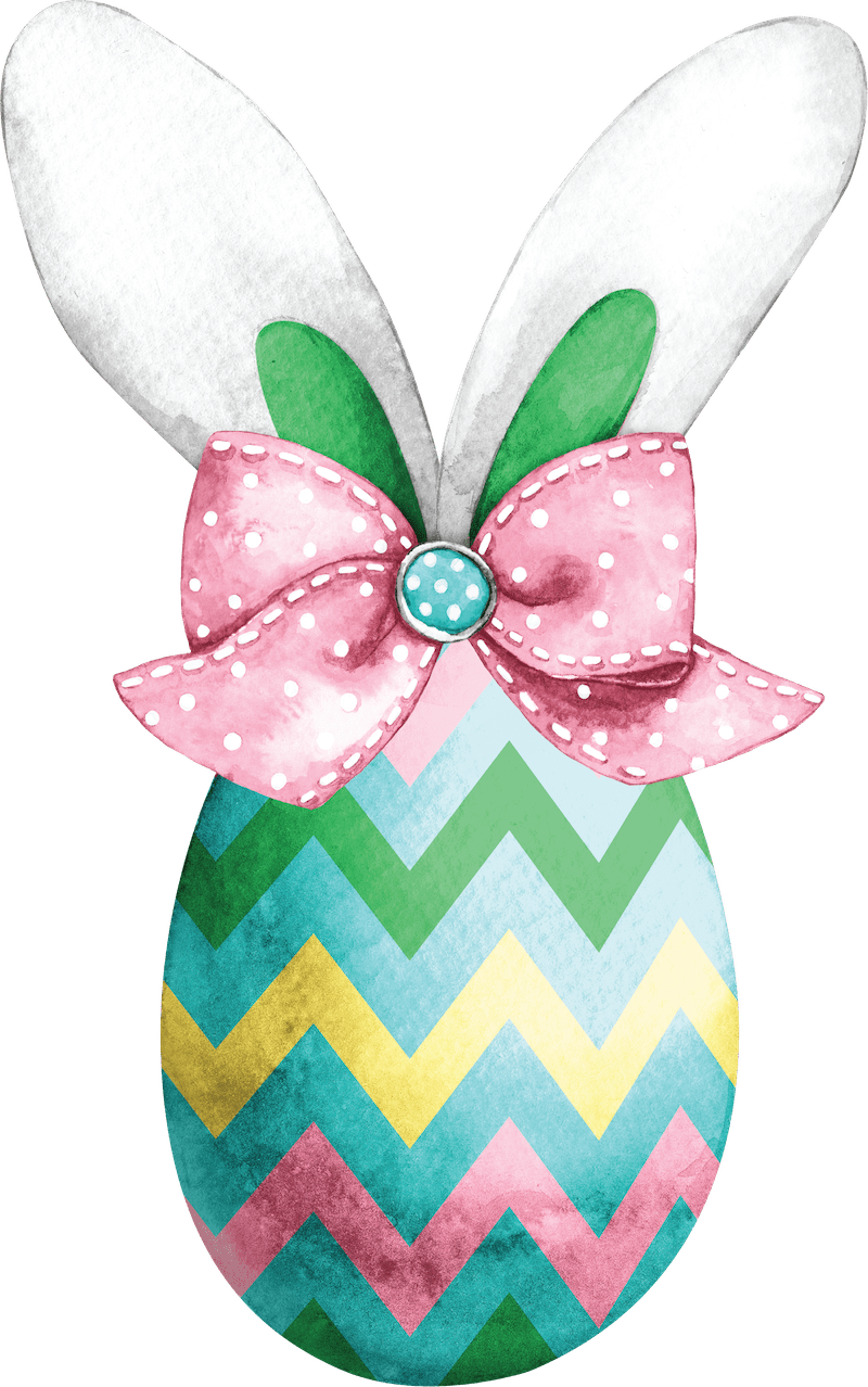 Easter Eggs with Bunny Ears Outdoor Decoration
