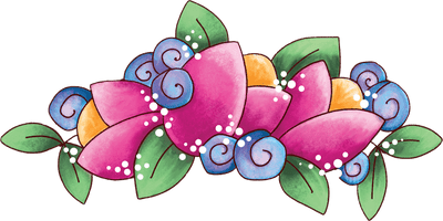 Colorful Flower Cluster Outdoor Decoration