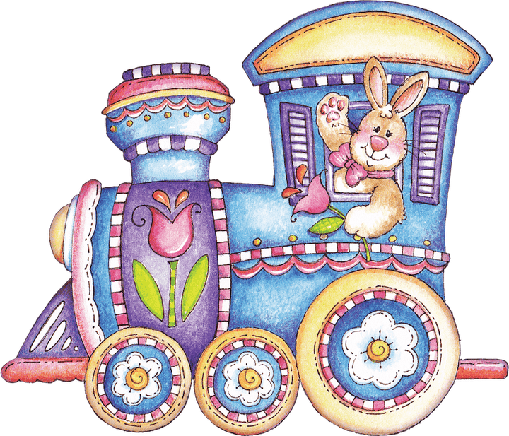 Happy Easter 3 Piece Train Outdoor Decoration