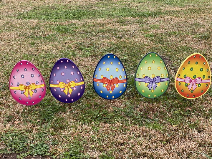 Easter Egg Yard Art