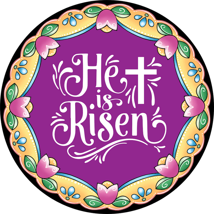 He is Risen Easter Yard Sign Outdoor Decoration
