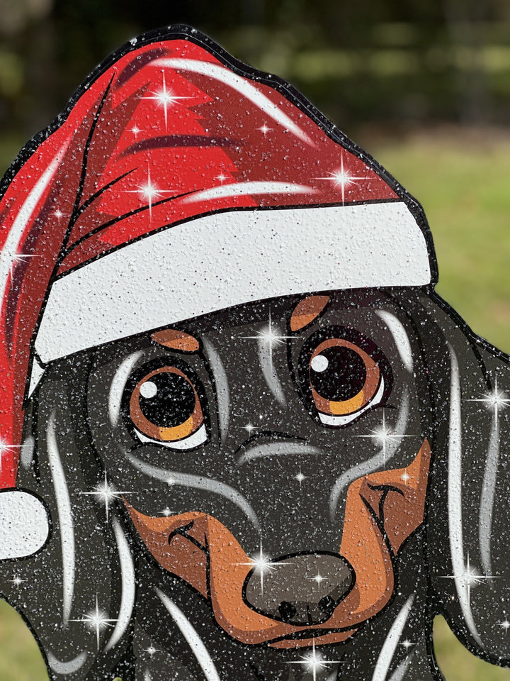 Christmas Dog Outdoor Decoration