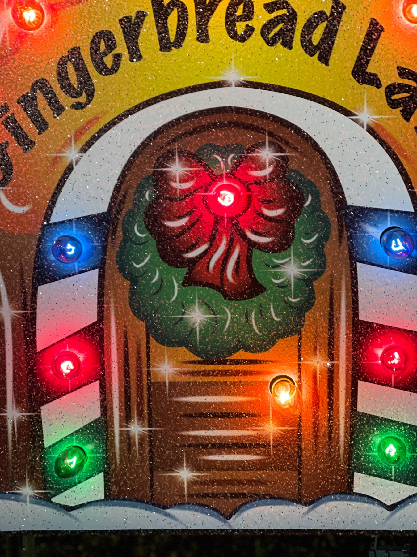 Outdoor Gingerbread House | Gingerbread Lane Sign – Yard Art Decor and More
