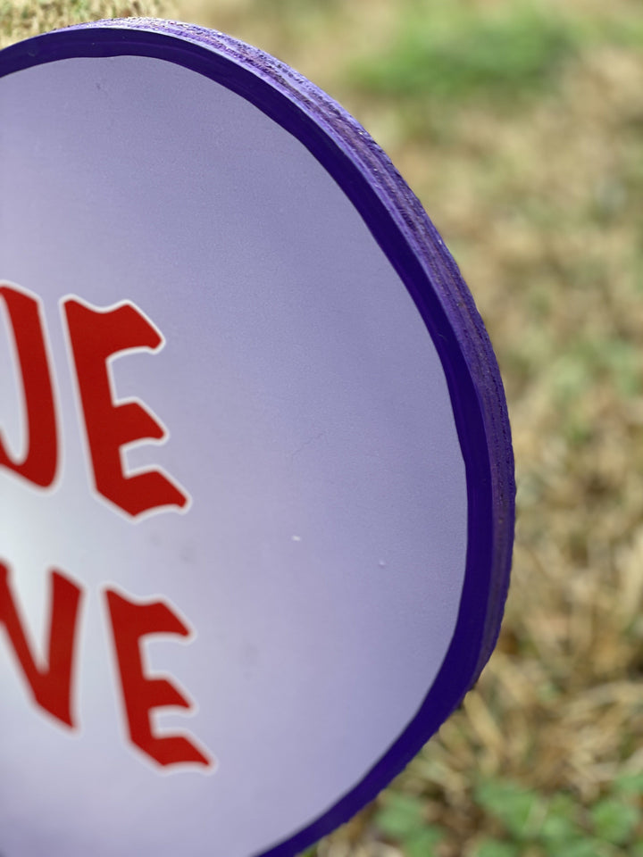 Valentines Day Yard Art