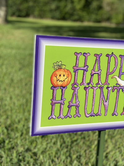 Wooden Halloween Sign