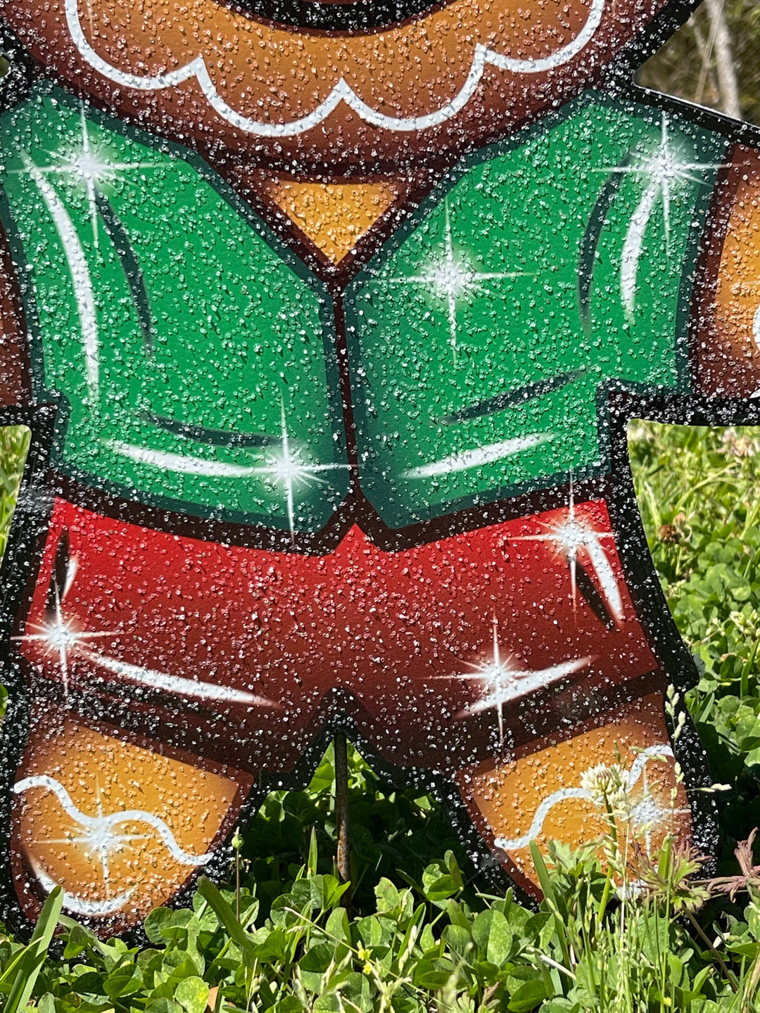 Christmas Gingerbread boy Yard Art