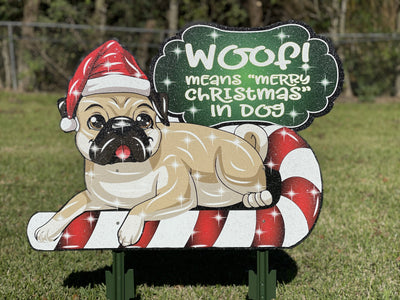 Christmas Dog Outdoor Decoration