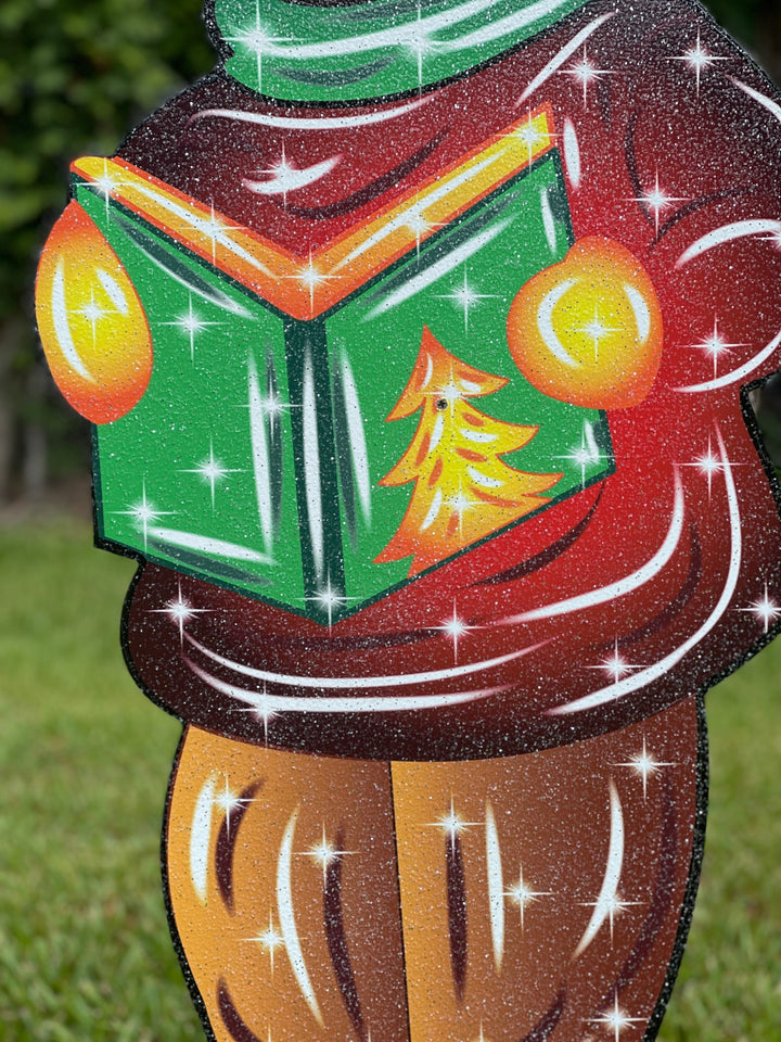 Christmas Carolers yard decor