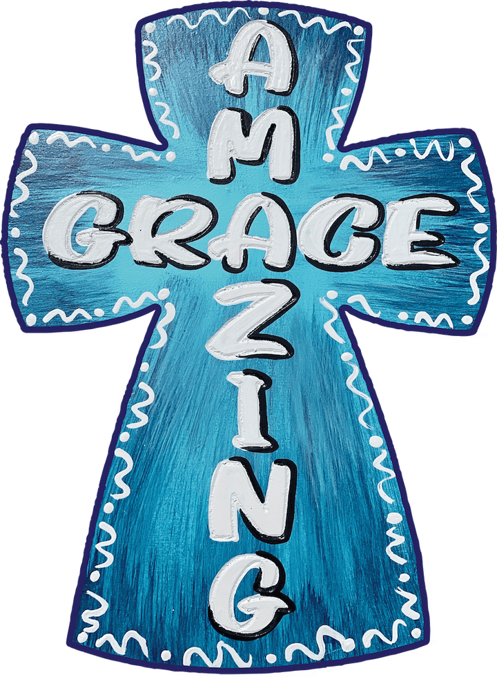 Amazing Grace Cross Decor