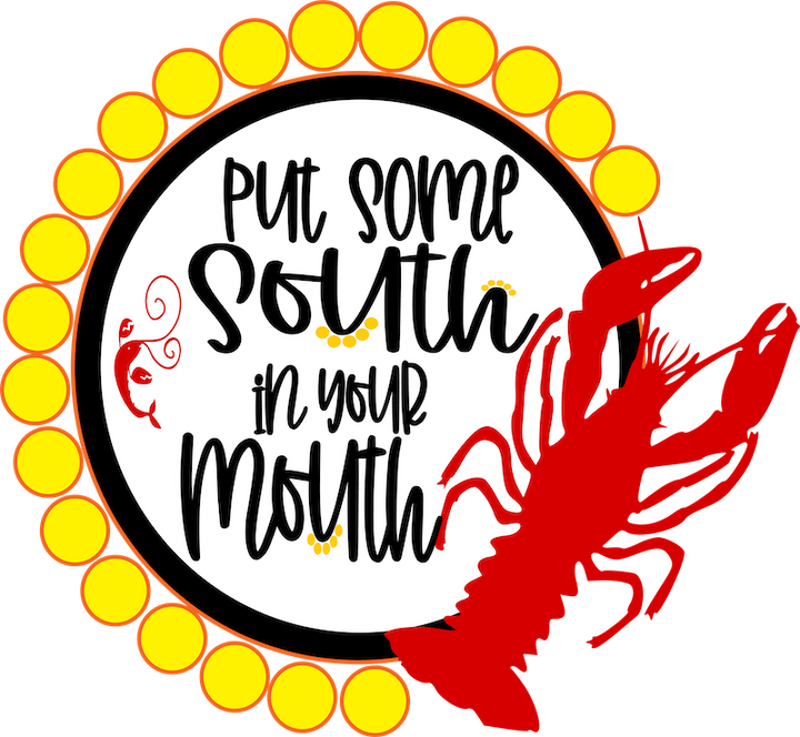 Put Some South In Your Mouth Crawfish Sign Outdoor Decoration
