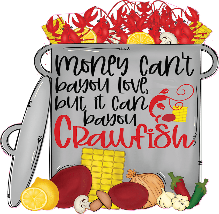 Crawfish Pot Sign Outdoor Decoration