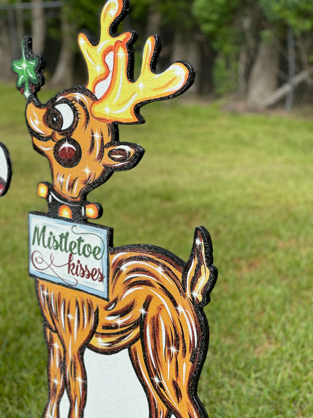 Christmas Reindeer Yard Decor