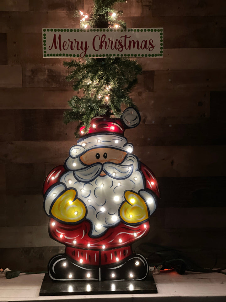 Lighted Santa Porch Greeter Blank Ready to be Painted By You