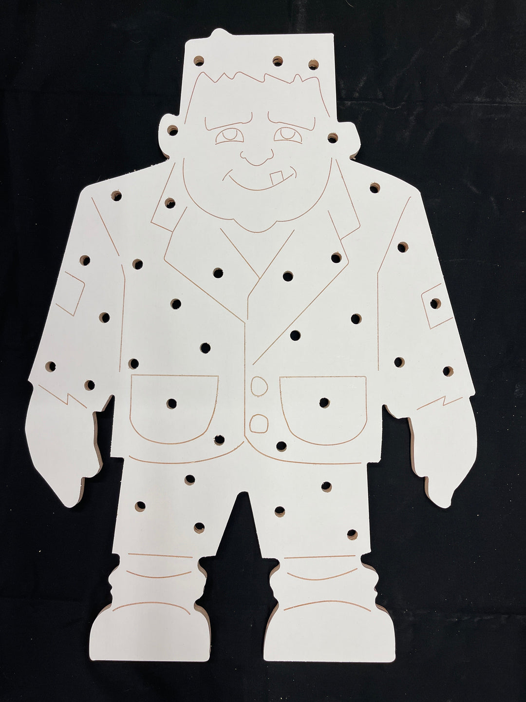 Lighted Frankenstein Porch Greeter Blank Painted by you!