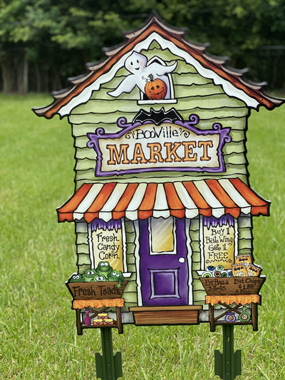 BooVille Market Halloween Yard Art