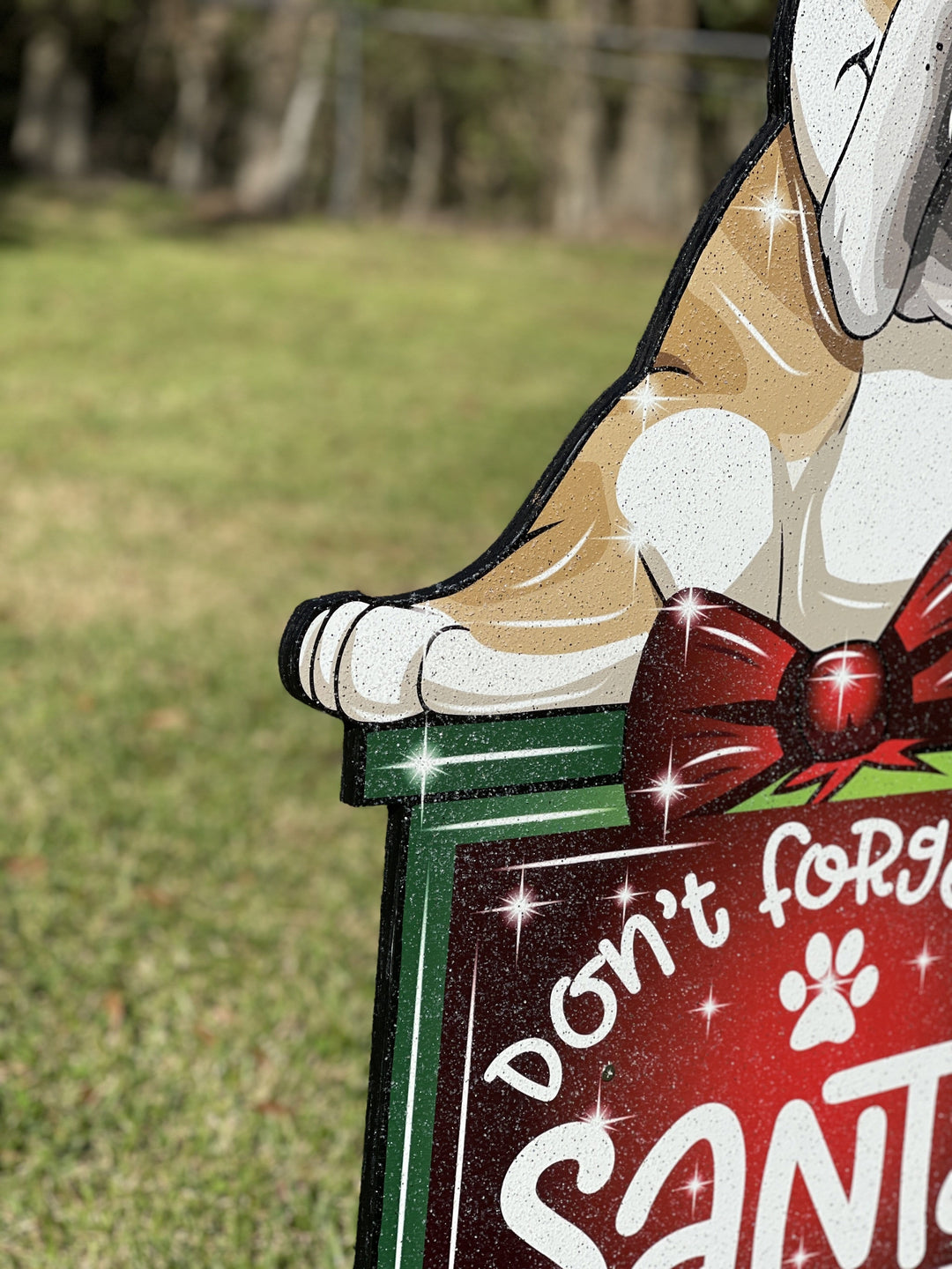 Christmas Dog Outdoor Decoration