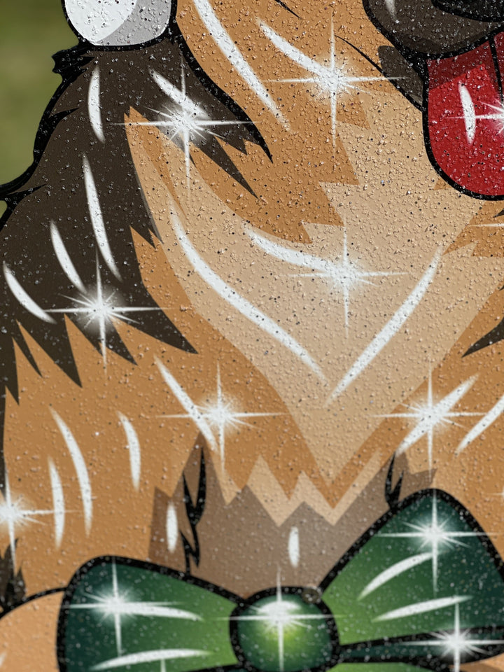 Christmas Dog Outdoor Decoration