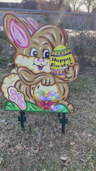 Easter yard art