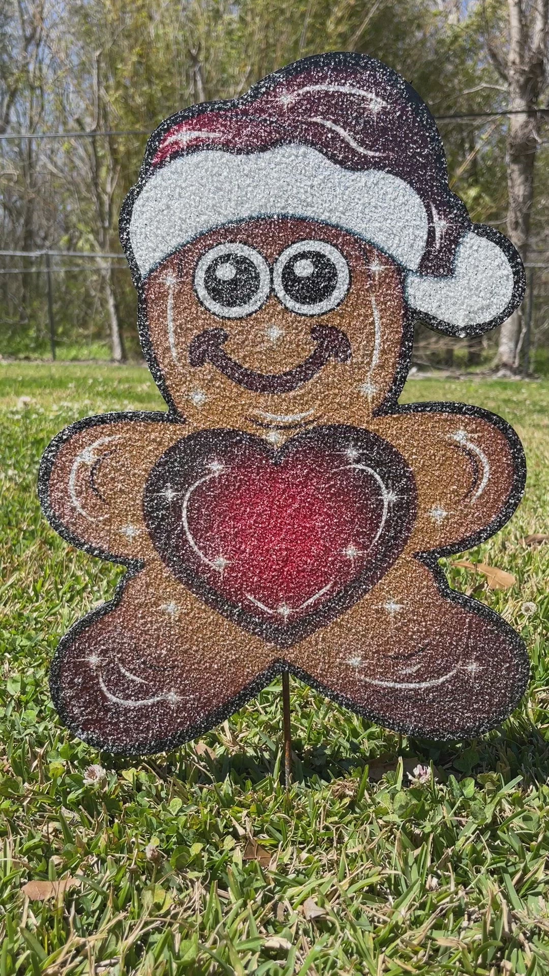 Christmas Gingerbread Cookie Yard Decoration