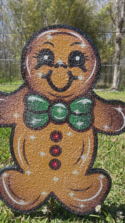 Christmas Gingerbread baby yard sign