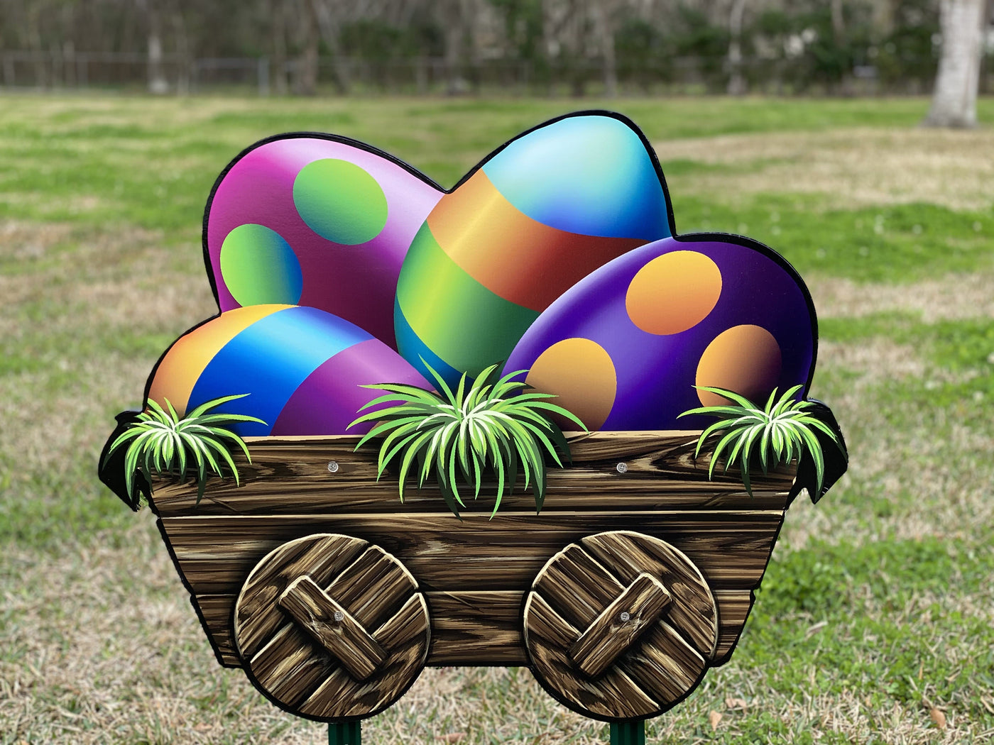 Cart of Easter Eggs