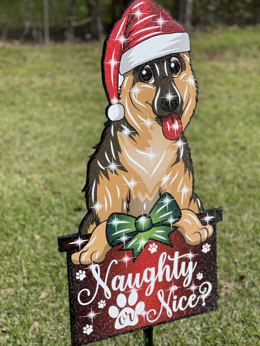 Christmas Dog Outdoor Decoration