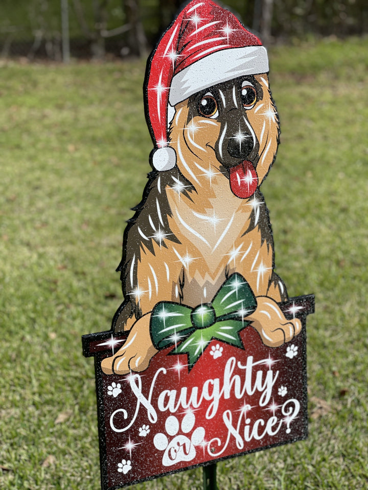 Christmas Dog Outdoor Decoration