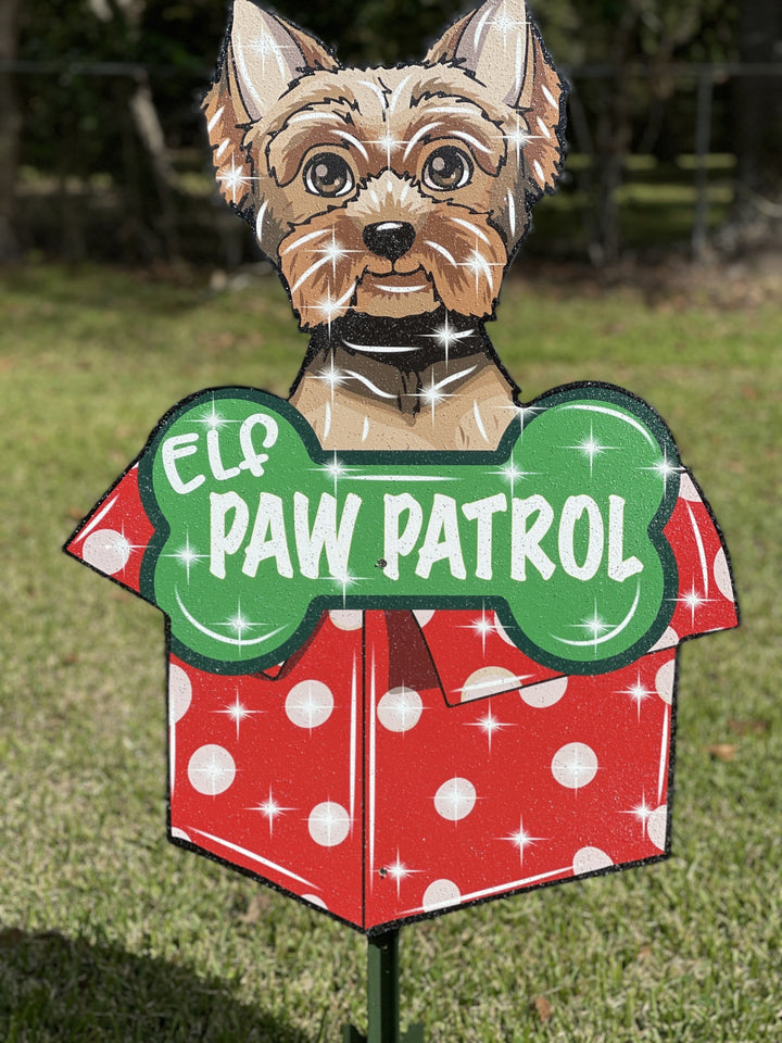 Christmas Dog Outdoor Decoration