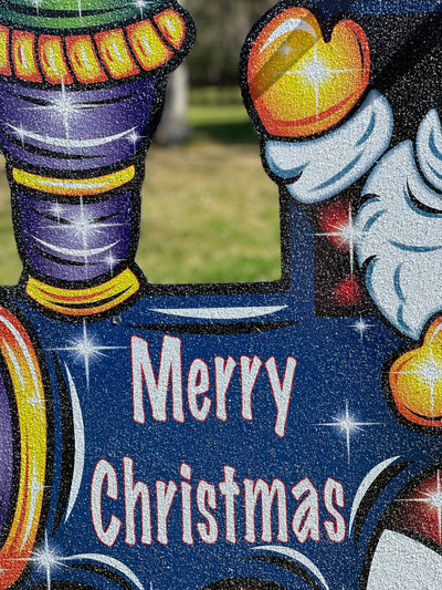 Christmas Santa Train Outdoor Decor