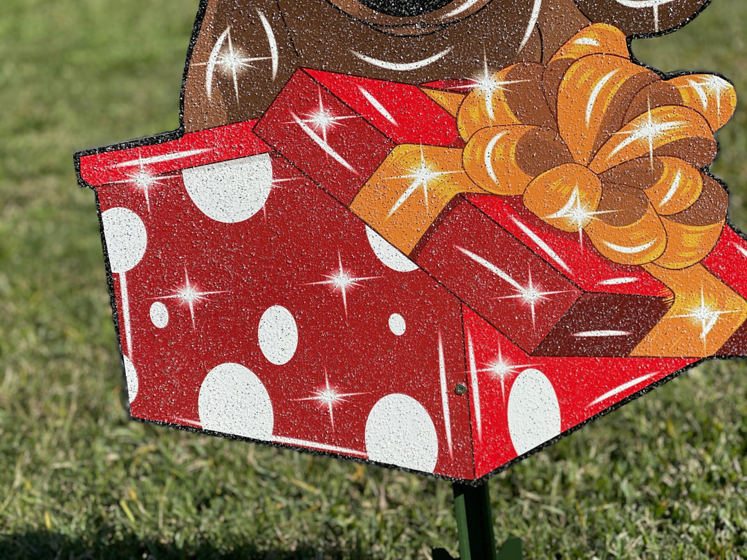 Dachshund Dog Christmas Yard Decoration Sign