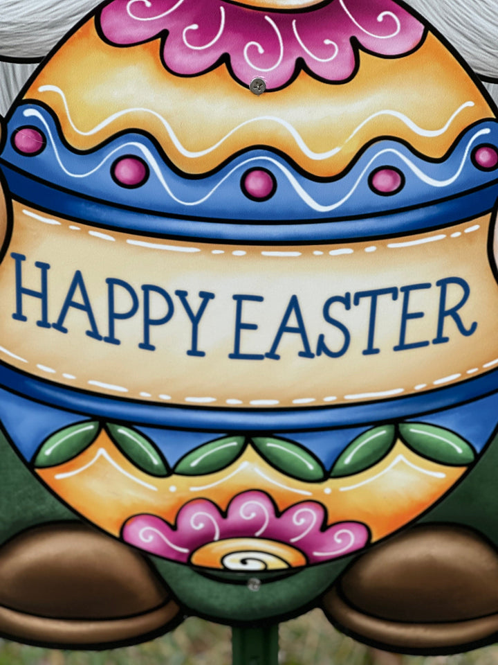 Happy Easter Gnome yard sign Decoration