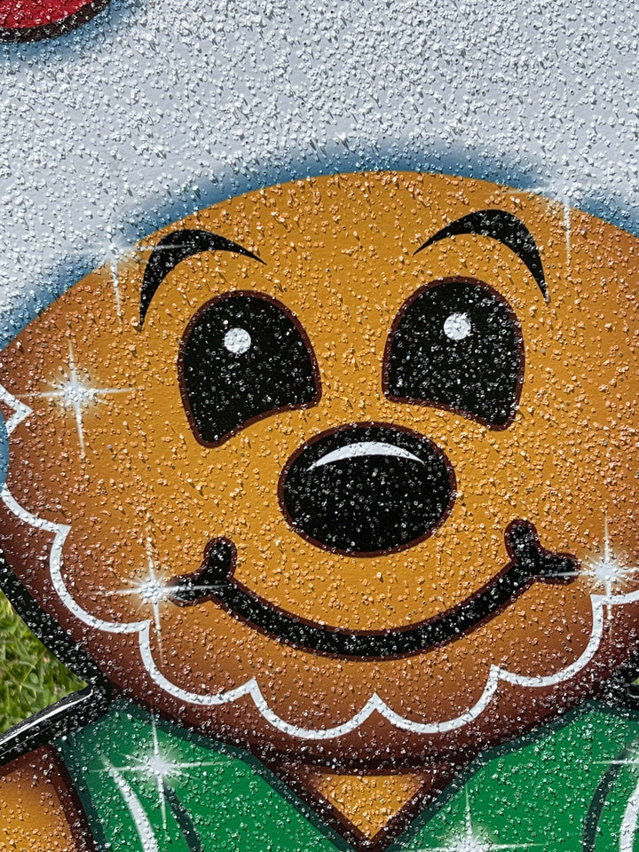 Christmas Gingerbread boy Yard Art