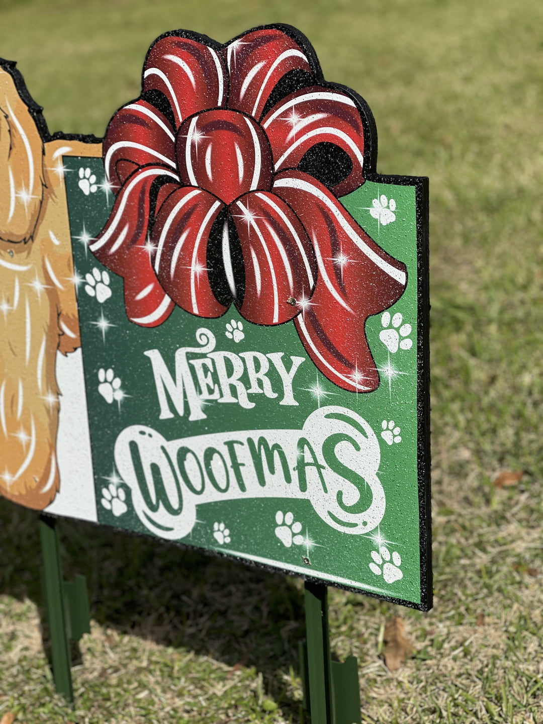 Christmas Dog Outdoor Decoration