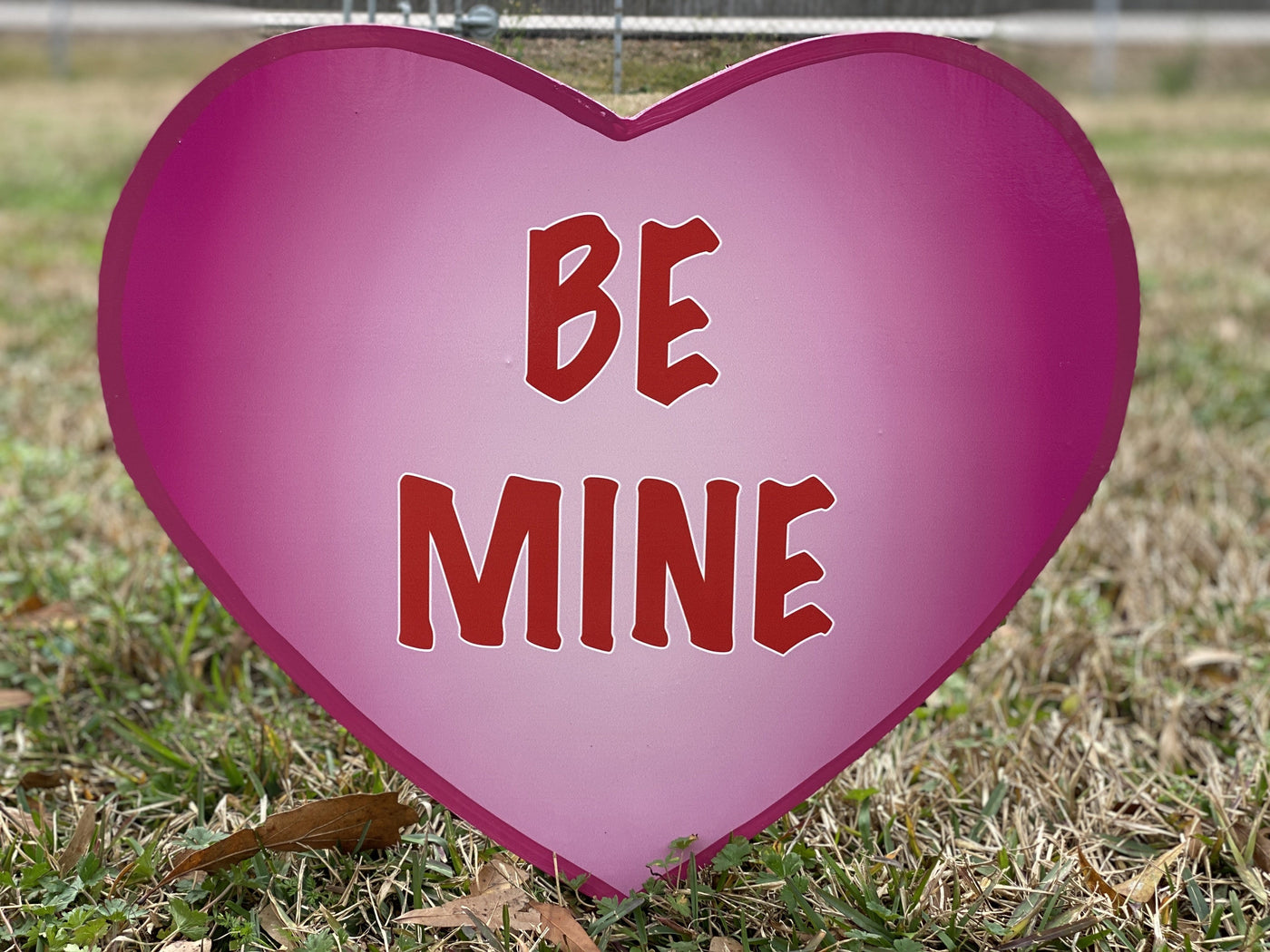 Valentines Day Yard Art