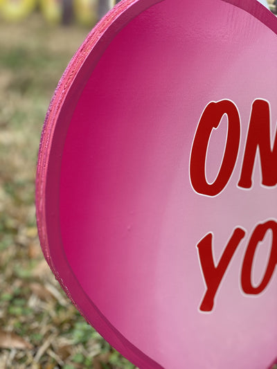 Valentines Day Yard Art