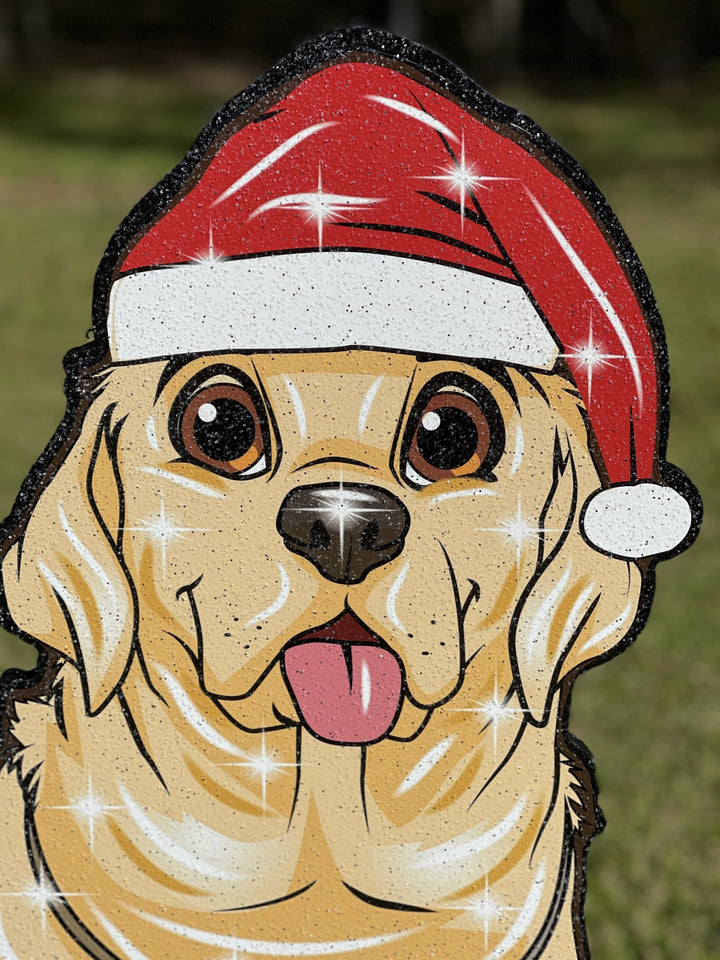 Christmas Dog Outdoor Decoration